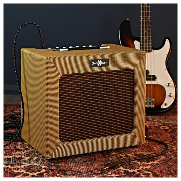 35W Tweed Bass Combo Amplifier by Gear4music