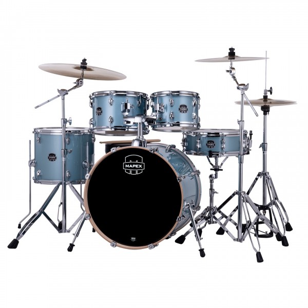 Mapex Venus 20" 5pc Drum Kit, Aqua Blue Sparkle