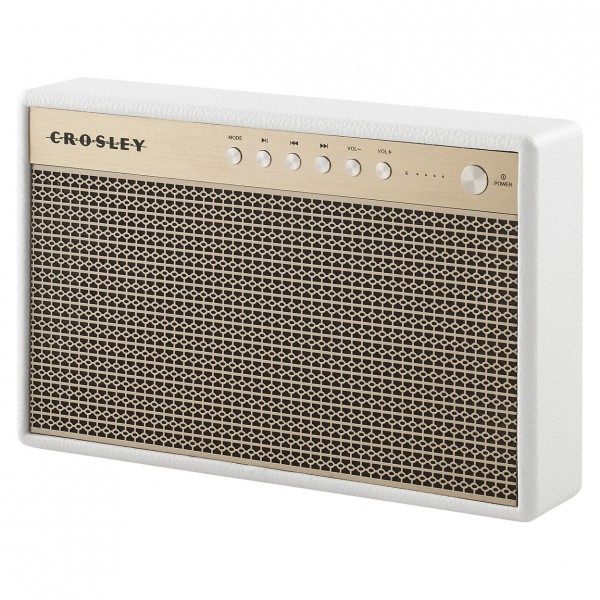 Crosley Montero Bluetooth Speaker, White