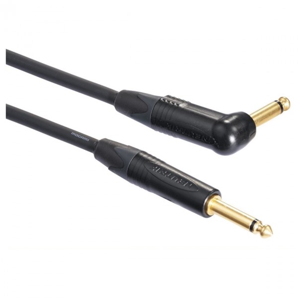 Mogami Premium Instrument Cable (Straight & Angled Jack), 6m