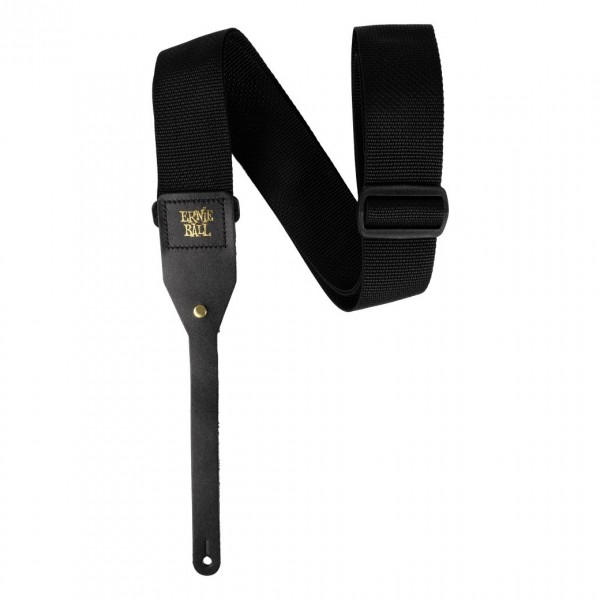 Ernie Ball 5365 Polypro Acoustic Guitar Strap, Black