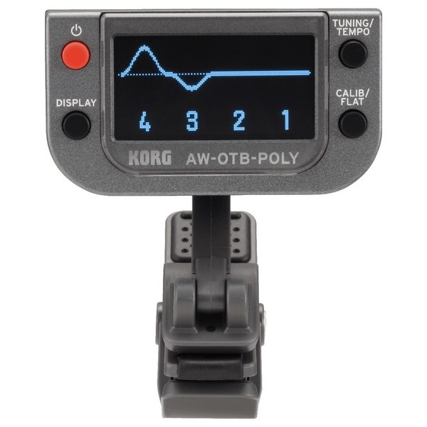 Korg AW-OTB-POLY OLED Polyphonic Clip-On Bass Tuner