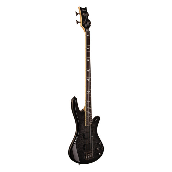 Schecter Stiletto Extreme-4 Bass Guitar, See-Thru Black