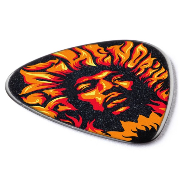 Dunlop Jimi Hendrix Picks 6 Pack, Voodoo Fire