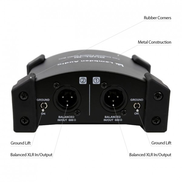 Lambden Audio Dual Passive DI Box