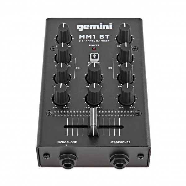 Gemini MM1BT 2 Channel Mini Mixer with Bluetooth