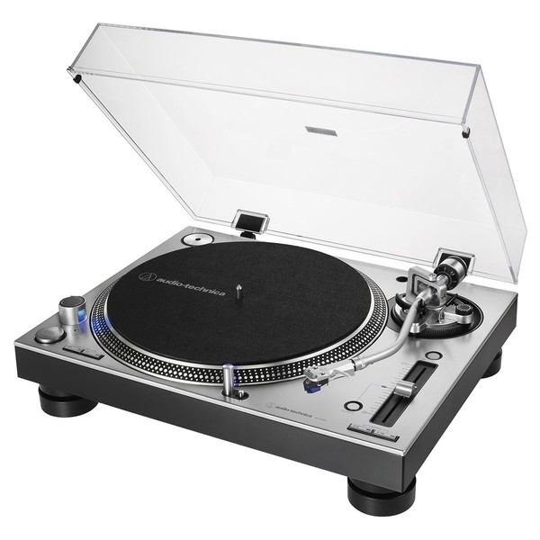 Audio Technica AT-LP140XP Direct Drive DJ Turntable, Silver