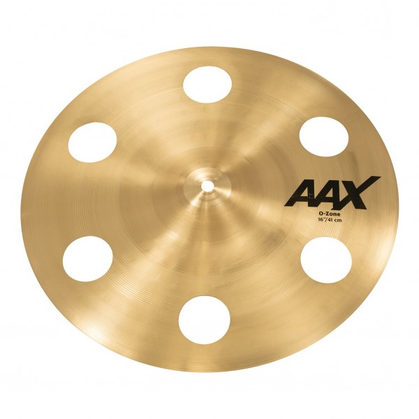 Sabian AAX 16" O-Zone Crash Cymbal, Brilliant Finish