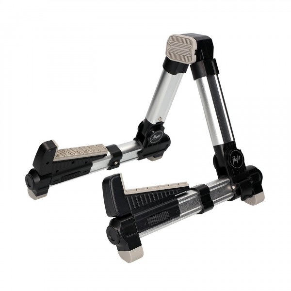 Flight Portable Ukulele Stand, Silver