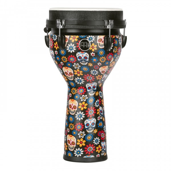 Meinl Percussion 10" Jumbo Series Djembe, Day Of The Dead