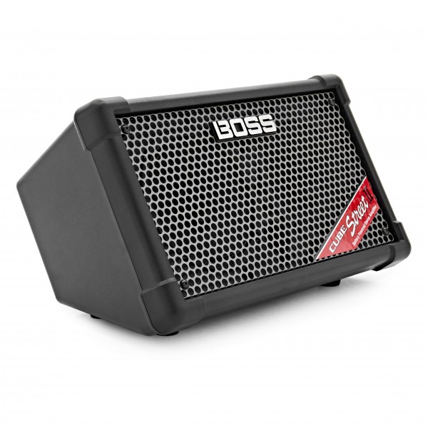 Boss Cube Street 2 Battery Powered Stereo Amplifier, Black