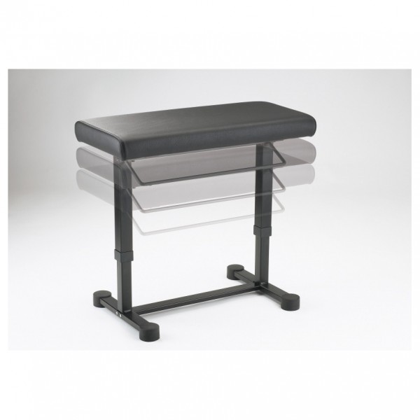K&M 14080 Uplift Piano Bench, Imitation Leather, Black