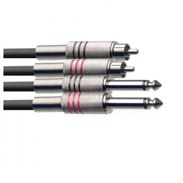 Stagg Twin Jack to Phono Cable, 0.6m