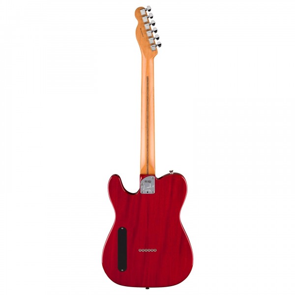 Fender American Professional II Mahogany Collection Cabronita Telecaster RW, Crimson Transparent