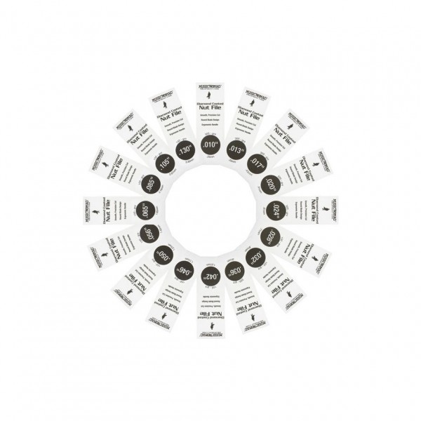 Music Nomad Diamond Coated Nut File Complete Shop Set - 16 pc.