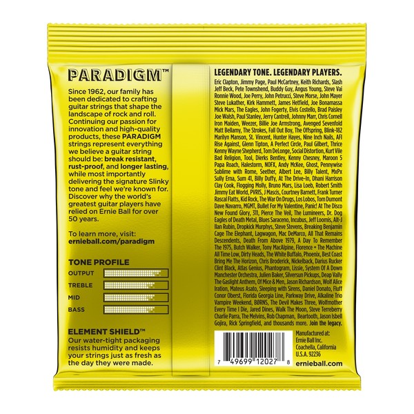 Ernie Ball P02027 Paradigm Beefy Slinky, 11-54