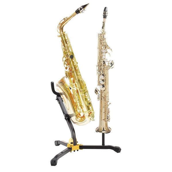 Hercules DS533BB Alto, Tenor and Soprano Sax Stand with Bag