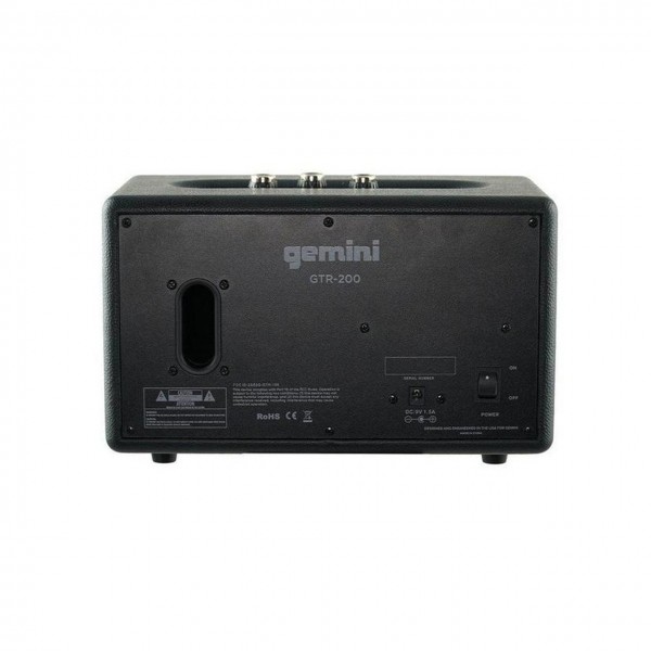 Gemini GTR-200 Retro Portable Speaker with Bluetooth