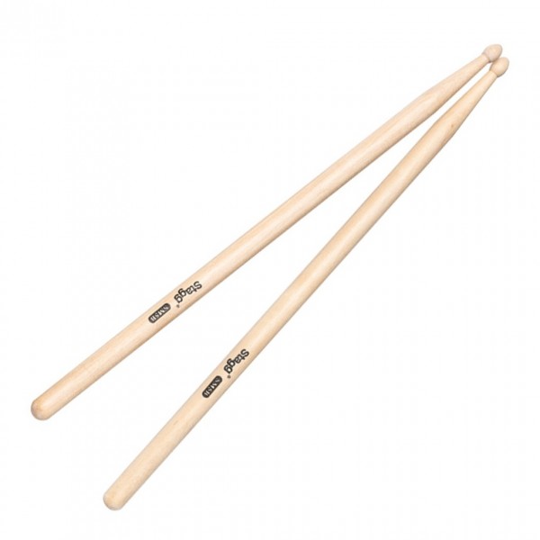 Stagg Maple 5B Drumsticks, Wood Tip