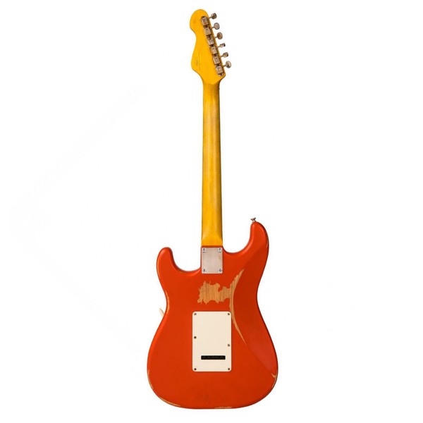 Vintage V6 Icon, Distressed Firenza Red