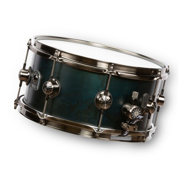 Natal Originals Walnut 13 x 6.5" Snare Drum, Cerulean Blue