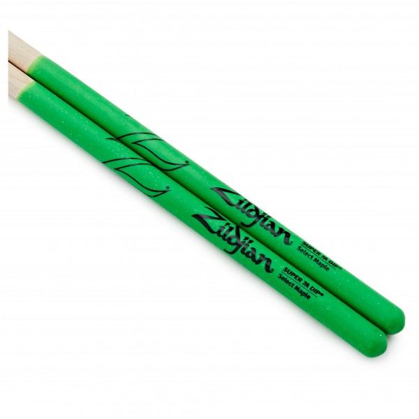 Zildjian Super 7A Maple Green Dip Drumsticks