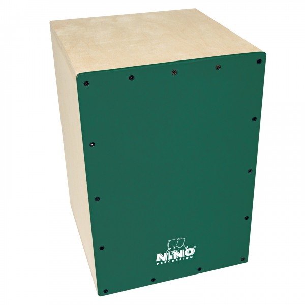 Nino by Meinl Make Your Own Chalkboard Cajon, Dark Green