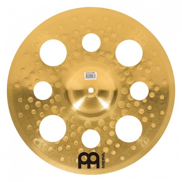 Meinl HCS 16" Trash Crash Cymbal & Gear4music Boom Arm Stand, Black