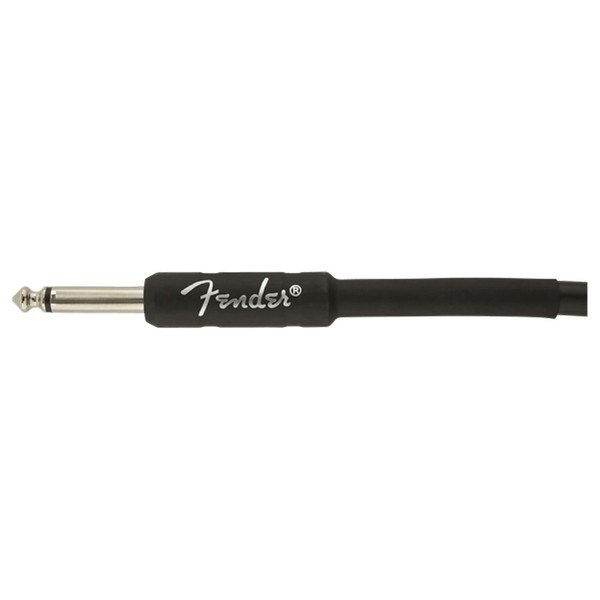 Fender Professional 7.5M/25ft Straight Instrument Cable, Black