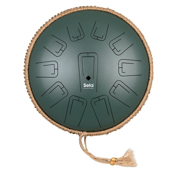 Sela Unity Tongue Drum 13" C Major, Green