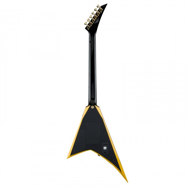 Jackson X Series Rhoads RRX24, Black with Yellow Bevels