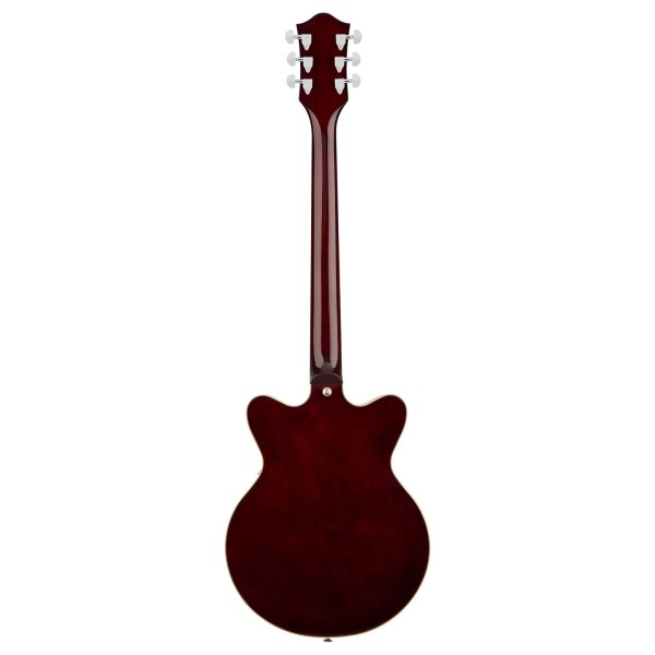 Grestch G2655 Streamliner Center Block Jr. Double-Cut with V-Stoptail LRL, Black