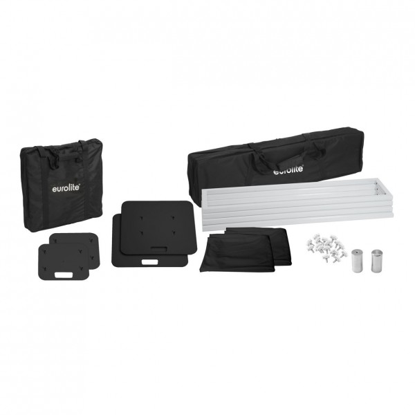 Eurolite 150cm Stage Stands with Cover and Bag, Black