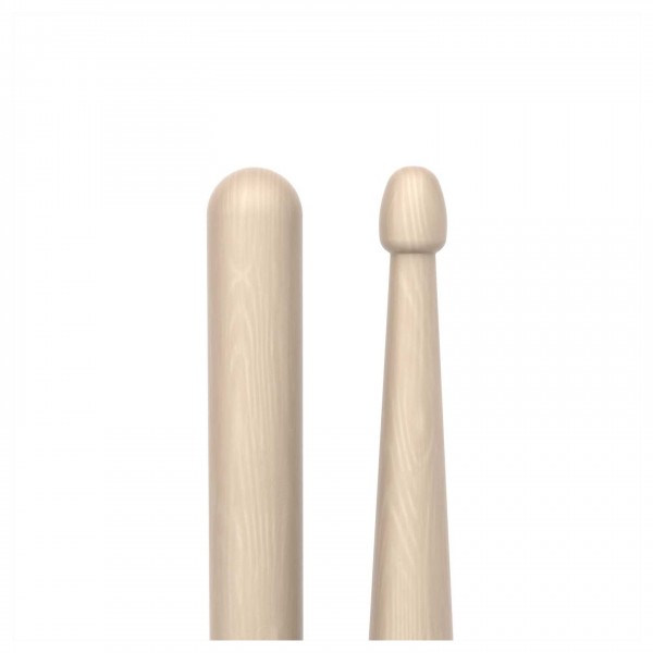 Promark Rebound 5B Raw Hickory Drumsticks, Acorn Wood Tip