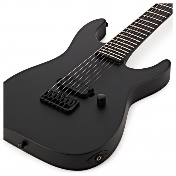 ESP LTD M-7B HT Black Metal 7 String, Black Satin