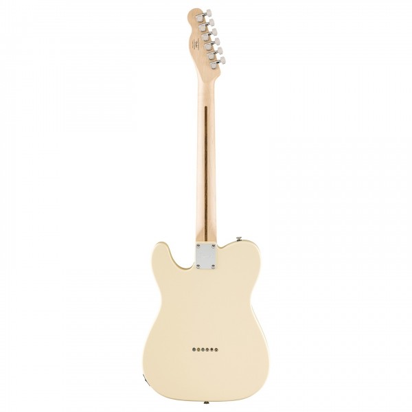 Squier Affinity Series Telecaster Thinline, Laurel Fingerboard, Black Pickguard, Olympic White