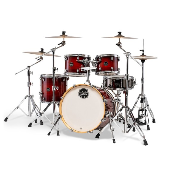 Mapex Armory 20" Fusion 5pc Shell Pack, Red Onyx Burst