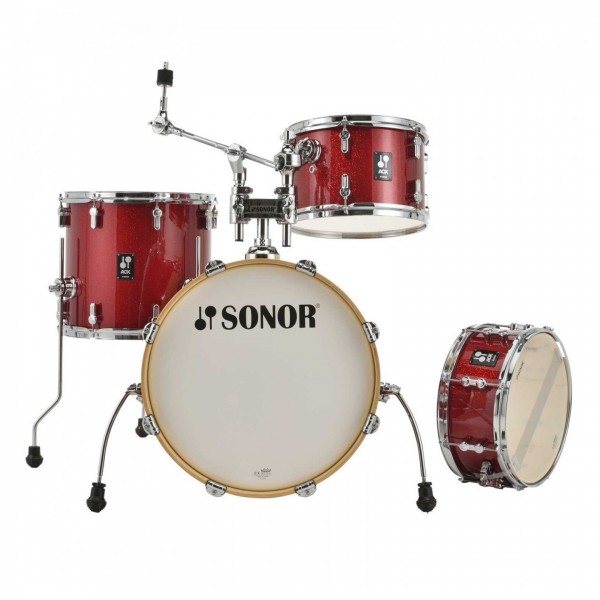 Sonor AQX 18" Jazz Shell Pack w/Free Throne, Red Moon Sparkle