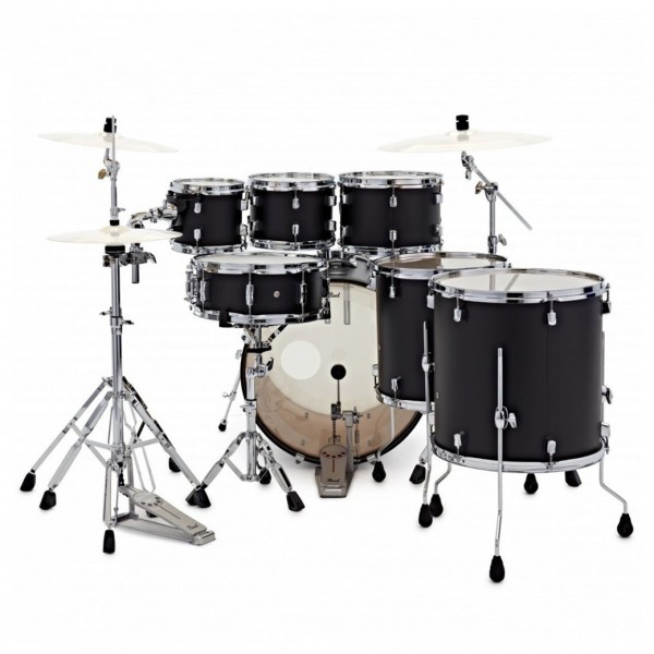 Pearl Decade Maple 22" 7pc Shell Pack, Satin Slate Black