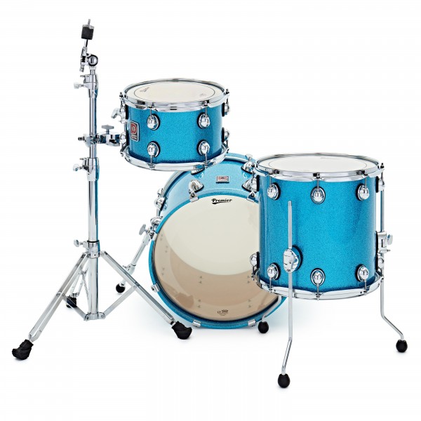 Premier Genista Heritage 18" 3pc Shell Pack, Aqua Sparkle