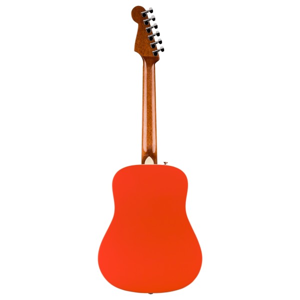 Fender California Standard Redondo Mini with Bag, Spruce Top, Fiesta Red