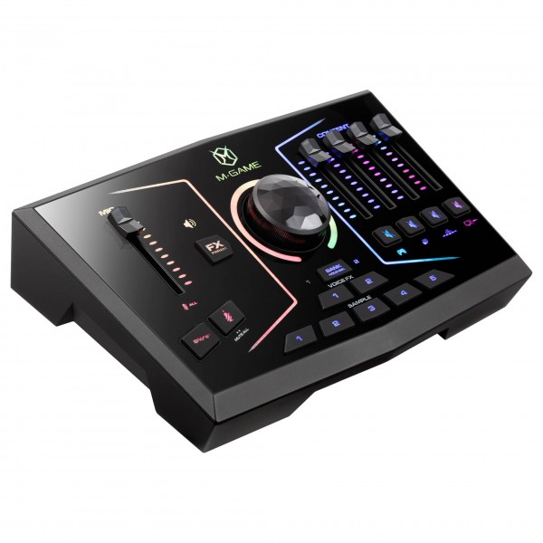 M-AUDIO M-GAME RGB Dual USB Streaming Gaming Audio Interface