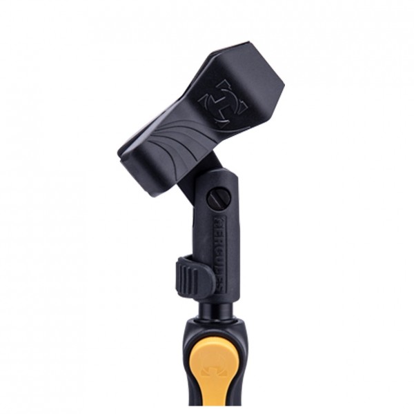 Hercules MS300BPLUS Low Profile EZ Grip Microphone Stand with Tripod Base