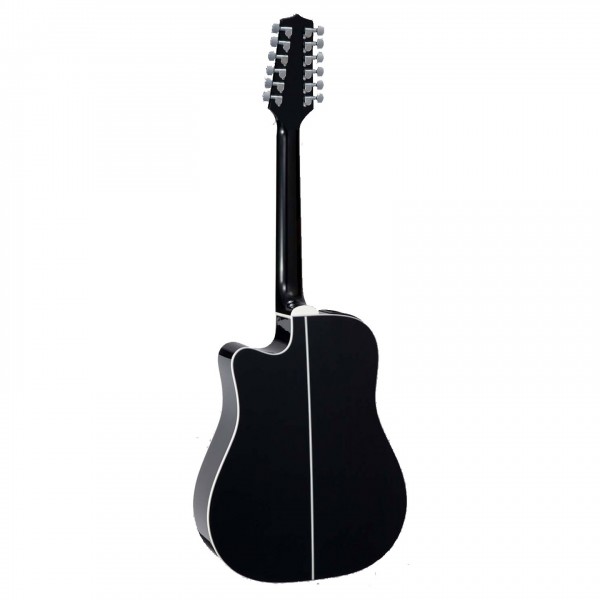 Takamine GD38CE Dreadnought 12 String Electro Acoustic, Black Gloss