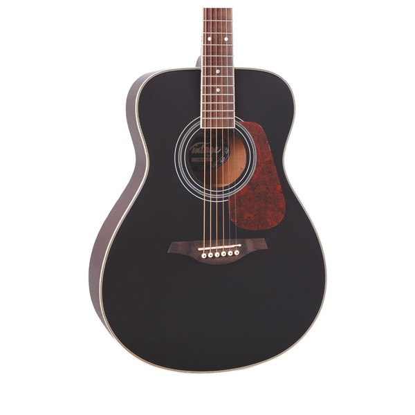Vintage V300 Folk Acoustic Guitar, Black