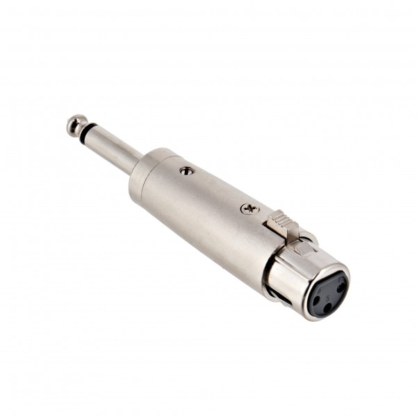 XLR (F) - 1/4" Mono Jack Adaptor