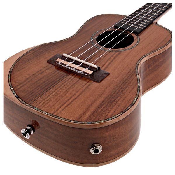Hartwood Sonata Armrest Electro-Concert Ukulele, AA Solid Koa