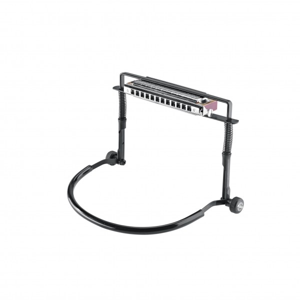 K&M 16415 Harmonica Holder, Black