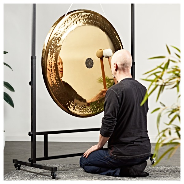 Gear4music Life Steel Gong with Carry Bag, 40 Inch