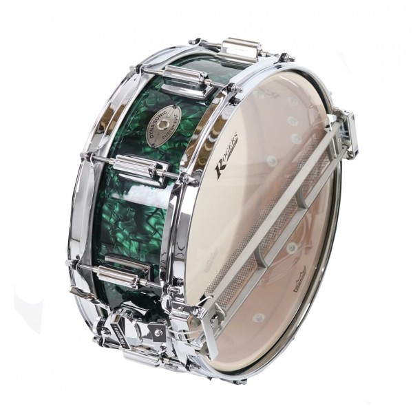 Rogers Dyna-Sonic 14 x 5" Snare Drum, Green Marine Pearl
